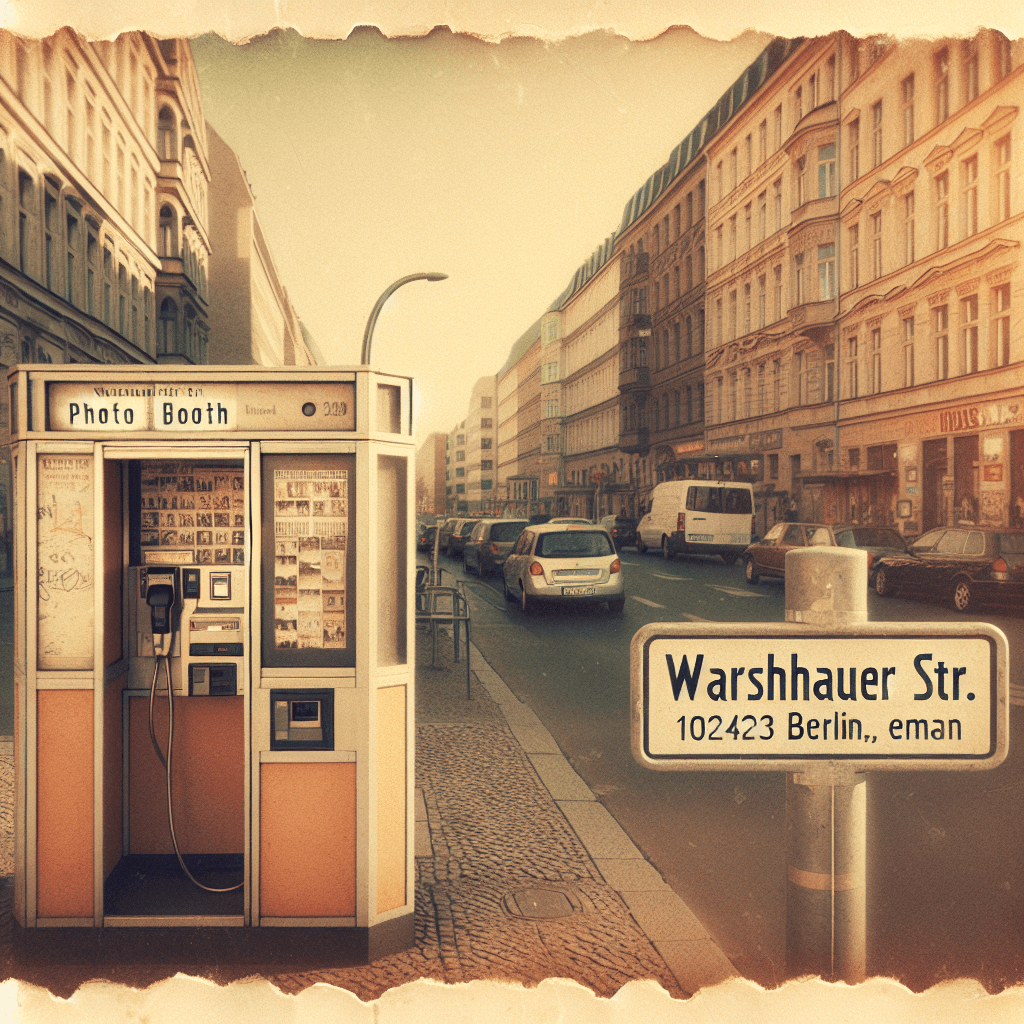 Photo Booth at U-Bahn Warschauer Straße